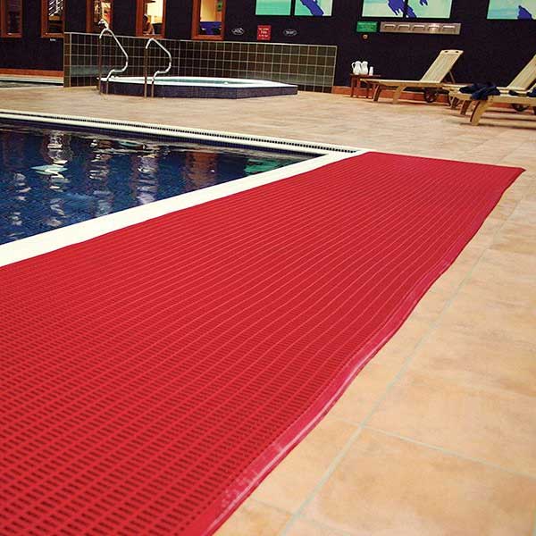 Cross Ribbed Swimming Pool PVC Mat