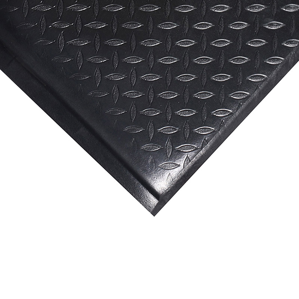 Diamond Patterned Non-Slip Rubber Comfort Mat