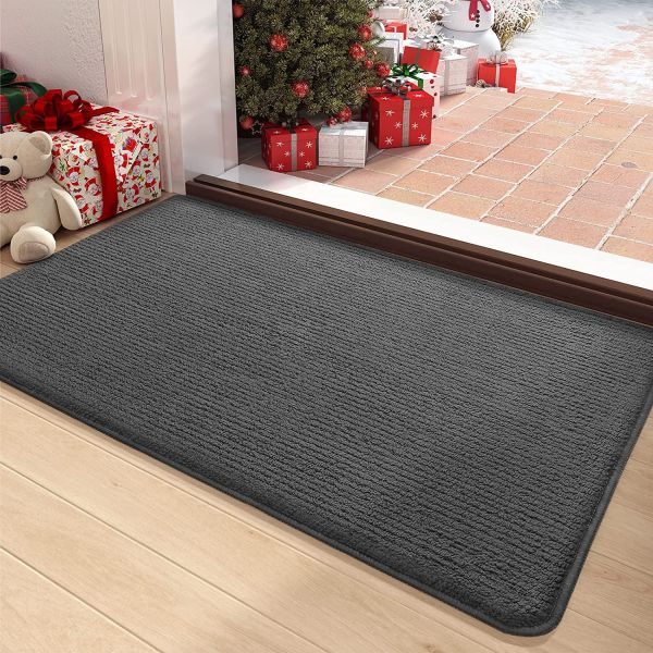 Door Mat Indoor Washable Doormat Indoor Dirt Trapper Non-slip