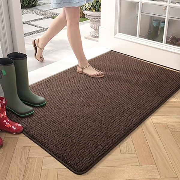 Door Mat Indoor Washable Doormat Indoor Dirt Trapper Non-slip