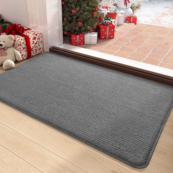 Door Mat Indoor Washable Doormat Indoor Dirt Trapper Non-slip